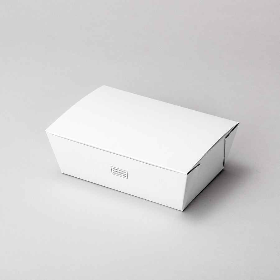 Tapered Paper Box with Attached Lid