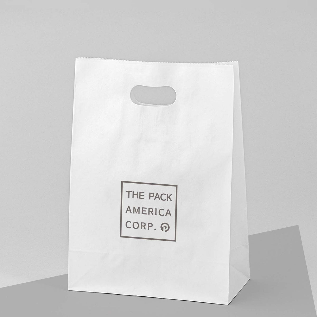 Die Cut Handle Bag (Machine made) - Front View